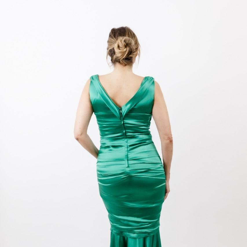 Vestido Dolce Gabbana Longo verde