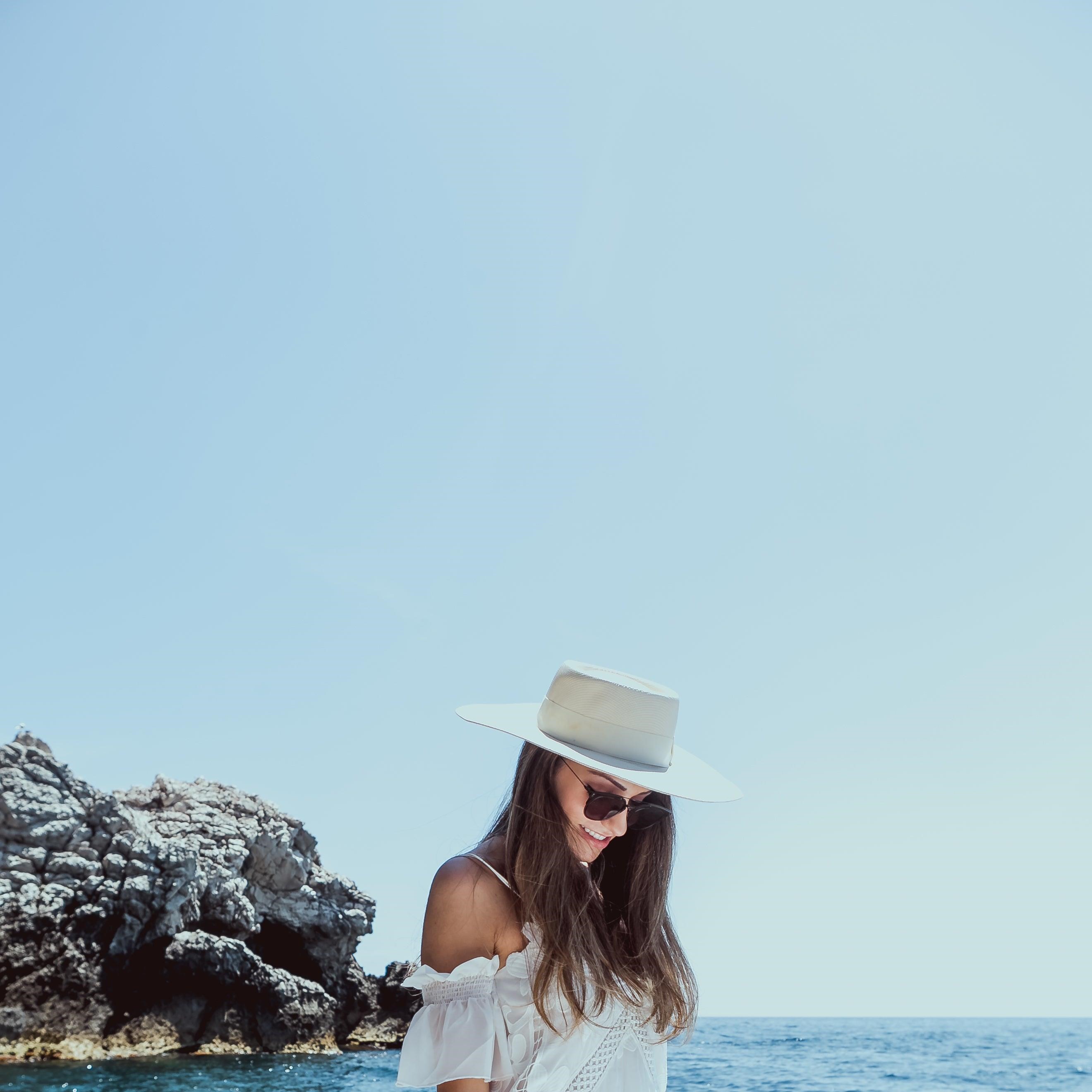 Vestido Self Portrait Midi Branco