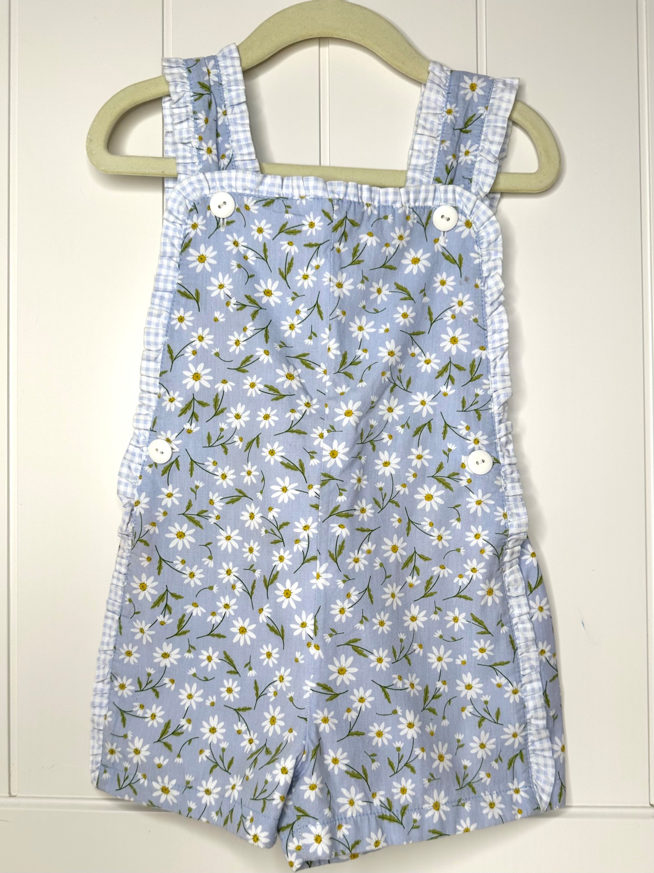 Romper Infantil Sal&Pimenta Floral Azul