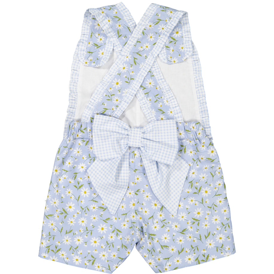 Romper Infantil Sal&Pimenta Floral Azul