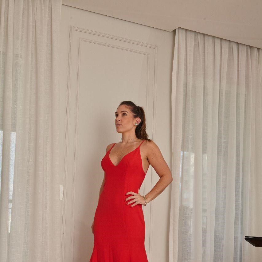 Vestido Longo Vermelho